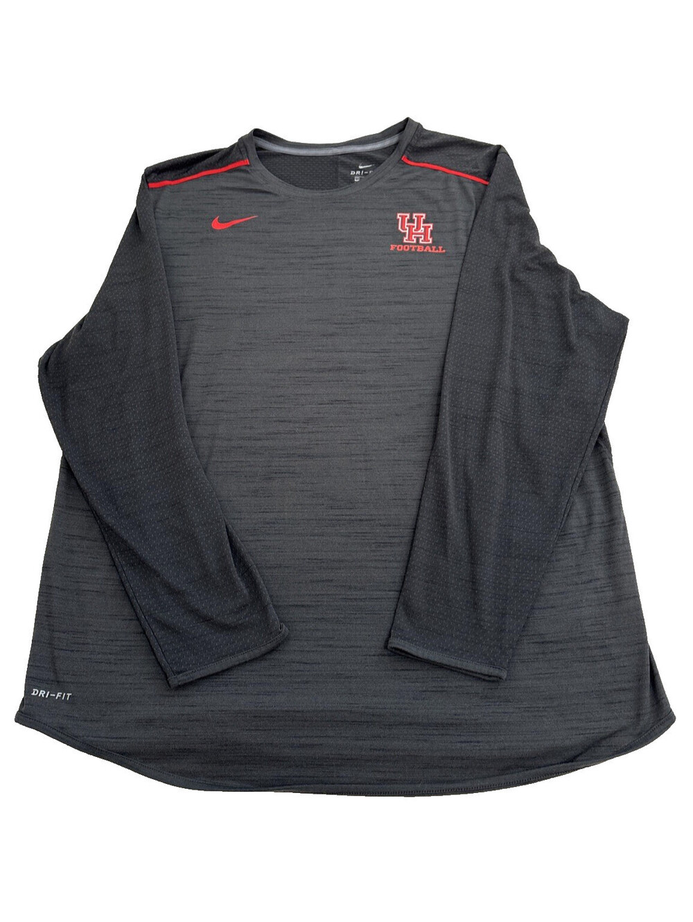 Nike Dri-FIT Houston Cougars Pullover Gray NCAA UH College Football Mens 2XL